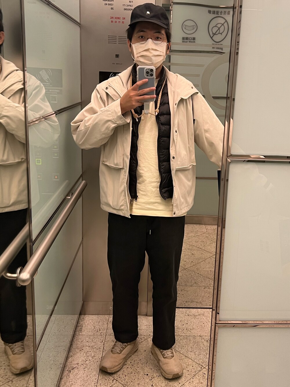 「ootd」｜「Perfume Closetのアイテム（キャップ、ブラック系）」を使った、謝慶潭 Jim Hsieh さん（メンズ・179cm）の秋コーディネートの1枚目の写真