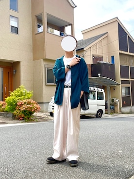 「CASPER JOHN」｜「アイテム（アナログ腕時計）」を使った、Nisssy＊さん（メンズ・158cm）の夏コーディネート