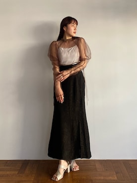 「アイテム（ワンピース/ドレス）」を使った、yukisugasawaさん（レディース・155cm・30代）の夏コーディネート
