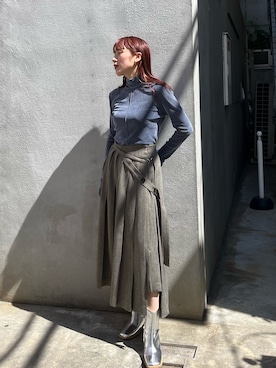 「アイテム（トップス）」を使った、yukisugasawaさん（レディース・155cm・20代）の秋コーディネート