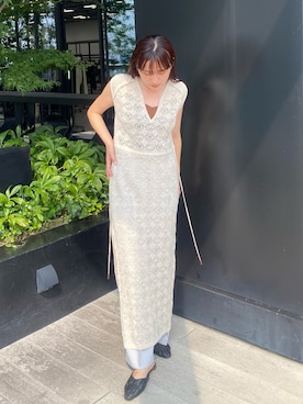「アイテム（ワンピース/ドレス）」を使った、yukisugasawaさん（レディース・155cm・30代）の夏コーディネート