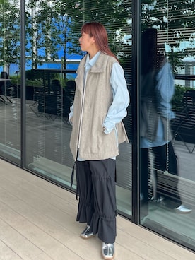 「アイテム（トップス）」を使った、yukisugasawaさん（レディース・155cm・20代）の秋コーディネート