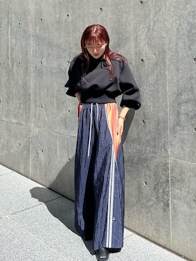 「アイテム（スウェット）」を使った、yukisugasawaさん（レディース・155cm・30代）の秋コーディネート