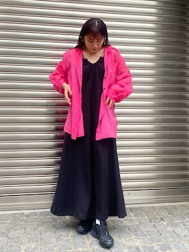 「アイテム（ワンピース/ドレス）」を使った、yukisugasawaさん（レディース・155cm・30代）の夏コーディネート