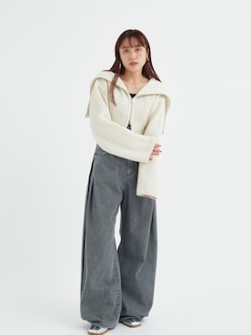 「アイテム（ブーツ、シルバー系）」を使った、yukisugasawaさん（レディース・155cm）の夏コーディネート