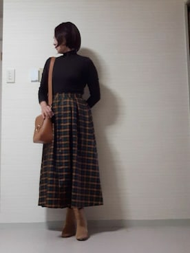 「BELLMER（ベルメール）のアイテム」を使った、tomonsさん（レディース・155cm）の秋コーディネート