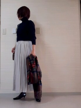 「STYLE DELI（スタイルデリ）のアイテム（バッグ）」を使った、tomonsさん（レディース・155cm）の秋コーディネート