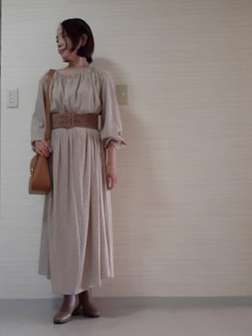 「BELLMER（ベルメール）のアイテム」を使った、tomonsさん（レディース・155cm）の秋コーディネート