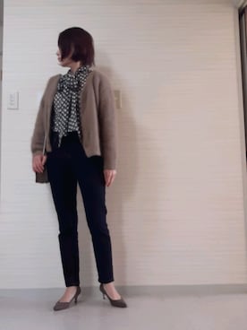 「STYLE DELI（スタイルデリ）のアイテム（バッグ）」を使った、tomonsさん（レディース・155cm）の秋コーディネート