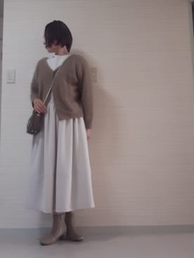 「STYLE DELI（スタイルデリ）のアイテム（バッグ）」を使った、tomonsさん（レディース・155cm）の秋コーディネート
