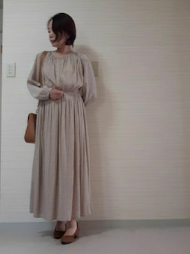 「BELLMER（ベルメール）のアイテム」を使った、tomonsさん（レディース・155cm）の秋コーディネート