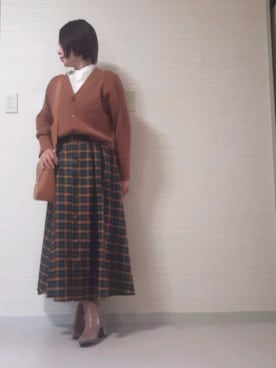 「STYLE DELI（スタイルデリ）のアイテム（トップス）」を使った、tomonsさん（レディース・155cm）の秋コーディネート