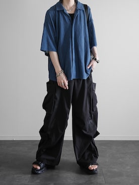 「HARE（ハレ）のアイテム」を使った、ぴたんさん（メンズ・173cm）の夏コーディネート
