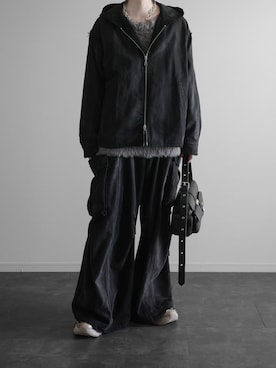 「HARE（ハレ）のアイテム」を使った、ぴたんさん（メンズ・173cm）の冬コーディネート