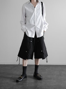 「アイテム（ローファー）」を使った、ぴたんさん（メンズ・173cm）の夏コーディネート