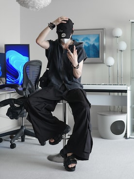 「KUUUPY（クーピー）のアイテム」を使った、ぴたんさん（メンズ・173cm）の春コーディネート