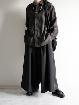 「アイテム（タンクトップ）」を使った、ぴたんさん（メンズ・173cm・20代）の秋コーディネート