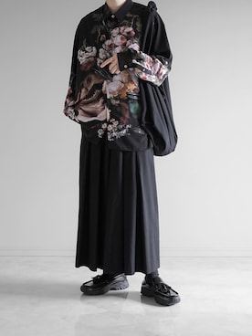 「LAD MUSICIAN（ラッドミュージシャン）のアイテム（パンツ）」を使った、ぴたんさん（メンズ・173cm）の冬コーディネート