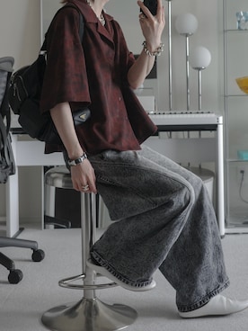 「KUUUPY（クーピー）のアイテム」を使った、ぴたんさん（メンズ・173cm）の春コーディネート