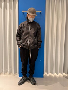 「春カラー」｜「アイテム（ブルゾン）」を使った、RIKIKYAさん（メンズ・168cm）の冬コーディネート