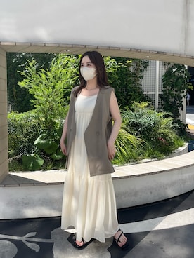 mokaさん（レディース・158cm）の夏コーディネート