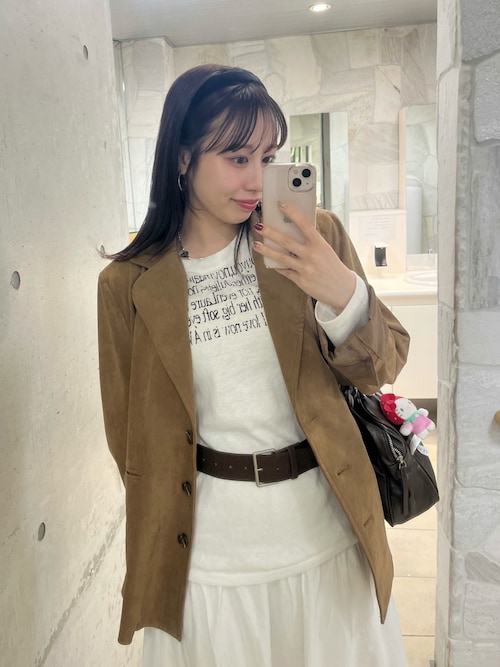 セール】[mline]BIGスウェード ジャケット（テーラードジャケット