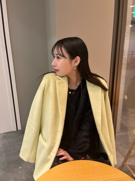 mline]フェザーBIGジャケットを使った人気ファッションコーディネート 