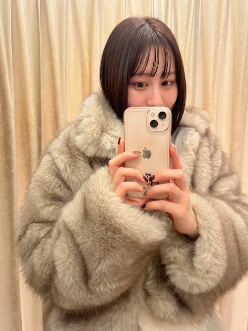 セール】[mline]【新色BLK登場！】ファーアウター（その他アウター