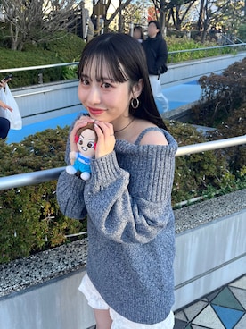「ライブコーデ」｜「アイテム（ワンピース/ドレス）」を使った、mokaさん（レディース・158cm）の冬コーディネート