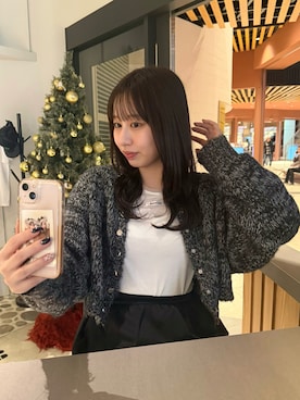 「mline（エムライン）のアイテム」を使った、mokaさん（レディース・158cm）の秋コーディネート