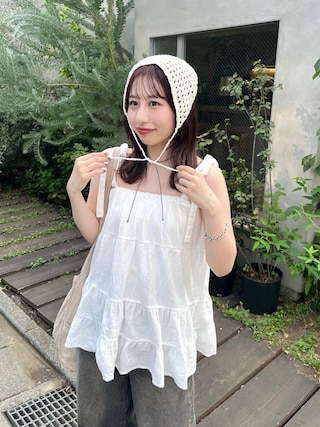 mline（エムライン）の「[mline]肩リボンワンピース（ワンピース