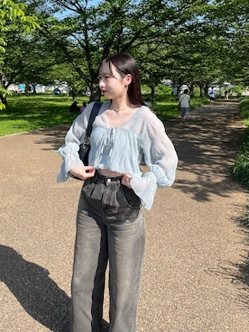 mokaさん（レディース・158cm）の春コーディネート