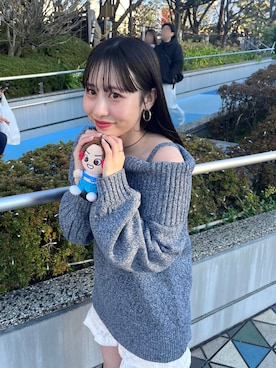 「ライブコーデ」｜「アイテム（ワンピース/ドレス）」を使った、mokaさん（レディース・158cm）の冬コーディネート