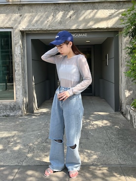 mokaさん(レディース・158cm)の夏コーディネート