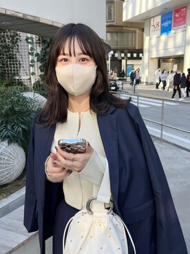 mokaさん（レディース・158cm）の冬コーディネート