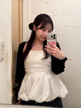 「mline（エムライン）のアイテム」を使った、mokaさん（レディース・158cm）の春コーディネート