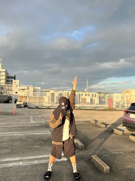 「アイテム（サンダル）」を使った、りくさん（メンズ・162cm）の秋コーディネート