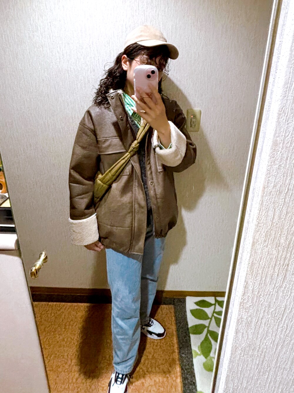 MODE NORM CORE]フェイクムートンジップブルゾンを使った人気