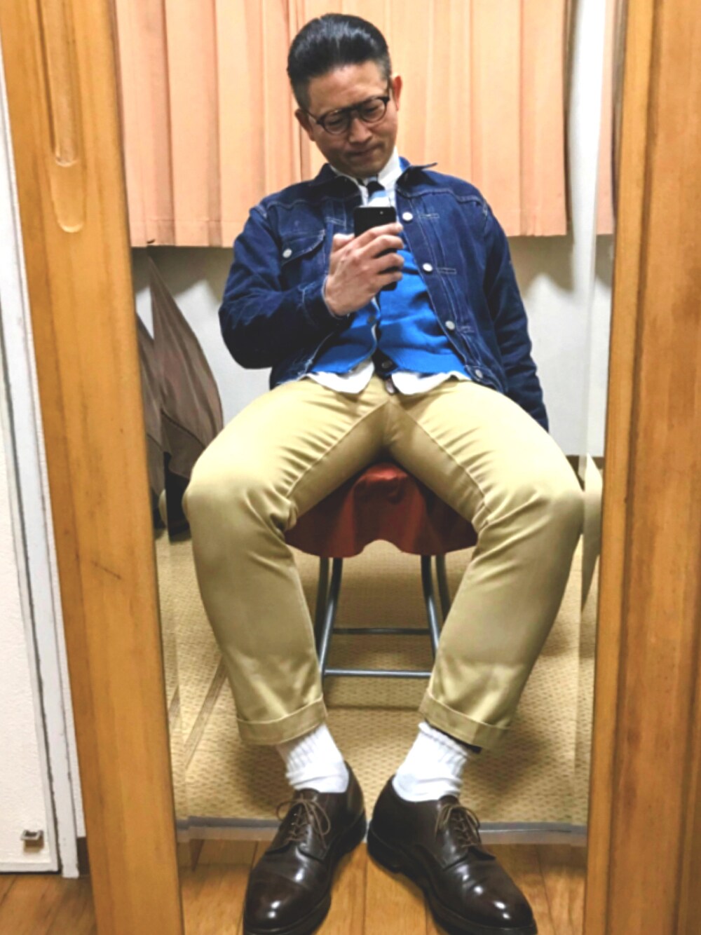 ãã«ãŒç³»ã®ããã ãžã£ã±ããããã«ãŒç³»ã®ã«ãŒãã£ã¬ã³/ãã¬ãããã«ãŒç³»ã®ã·ã£ã/ãã©ãŠã¹ãççšããã¡ã³ãºã®æ¥ã³ãŒãã£ããŒãã®1æç®ã®åç