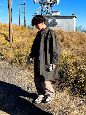 「2002R」｜「アイテム（ジャケット/アウター）」を使った、seiyaさん（メンズ・173cm）の冬コーディネート