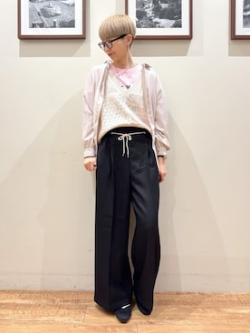 「DRESKIP（ドレスキップ）のアイテム」を使った、Ayumiさん（レディース・168cm）の春コーディネート