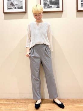 「DRESKIP（ドレスキップ）のアイテム」を使った、Ayumiさん（レディース・168cm）の春コーディネート