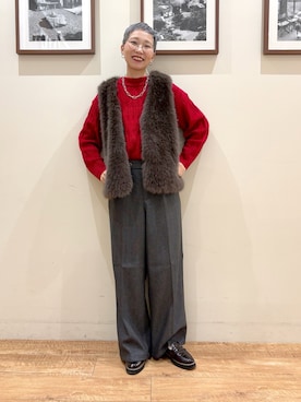 「着回しコーデ」｜Ayumiさん（レディース・168cm）の冬コーディネート