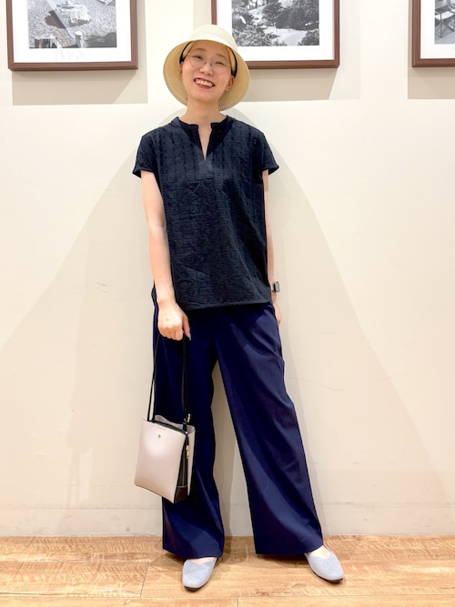 SHOO・LA・RUE 帽子 ハット つば先透かしハット レディース