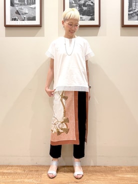 「DRESKIP（ドレスキップ）のアイテム」を使った、Ayumiさん（レディース・168cm）の夏コーディネート