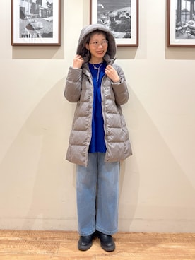 「アイテム（ワンピース/ドレス）」を使った、Ayumiさん（レディース・168cm）の冬コーディネート