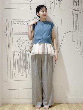 「GDS14190」｜nozomiさん（レディース・162cm）の夏コーディネート