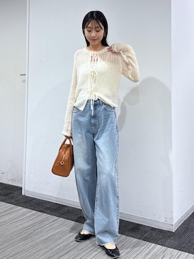 「アイテム（バレエシューズ）」を使った、nozomiさん（レディース・162cm・30代）の夏コーディネート