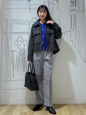 「アイテム（ブルゾン）」を使った、nozomiさん（レディース・162cm・30代）の冬コーディネート