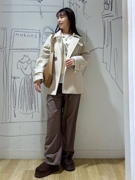 「アイテム（財布/小物）」を使った、nozomiさん（レディース・162cm・30代）の冬コーディネート